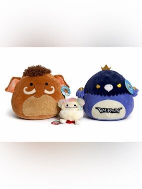 Squishmallows Flipmallow Pastel Rainbow & White Plush